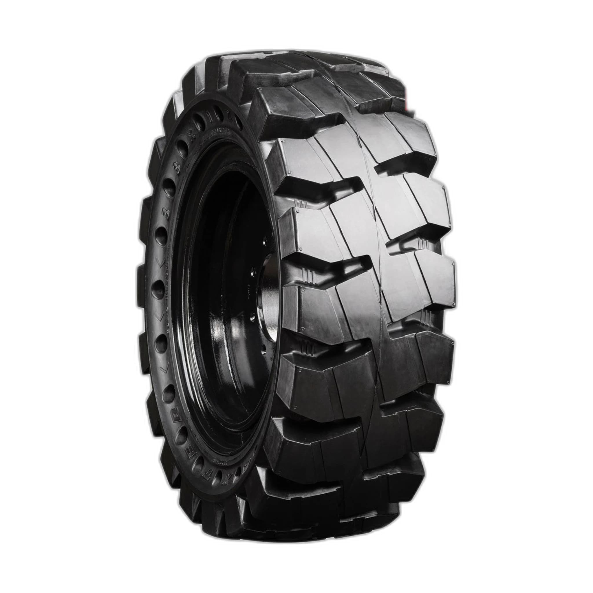 12-16.5 Non-Directional Mounted Extreme Duty Solid Rubber Tire