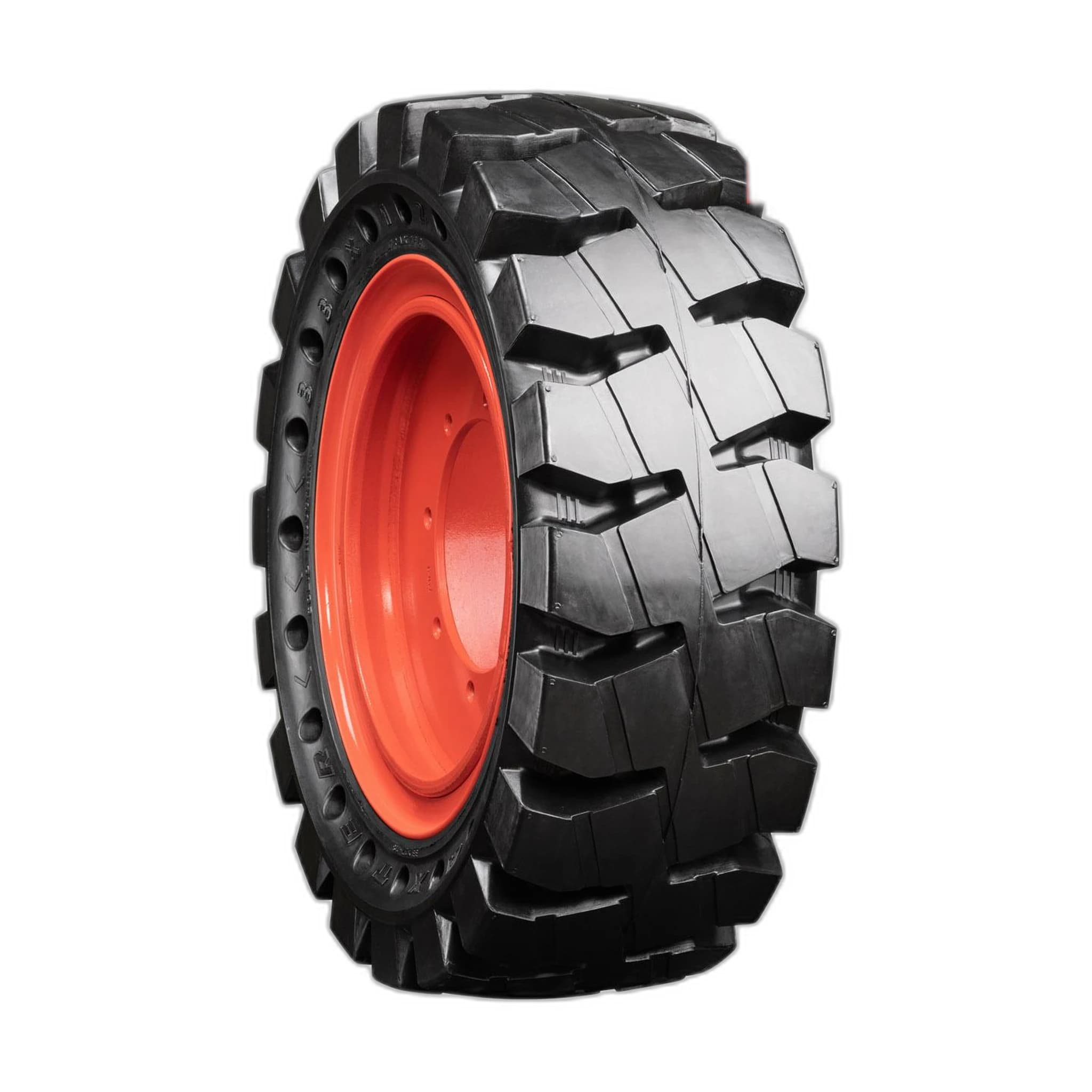 12-16.5 Non-Directional Mounted Extreme Duty Solid Rubber Tire