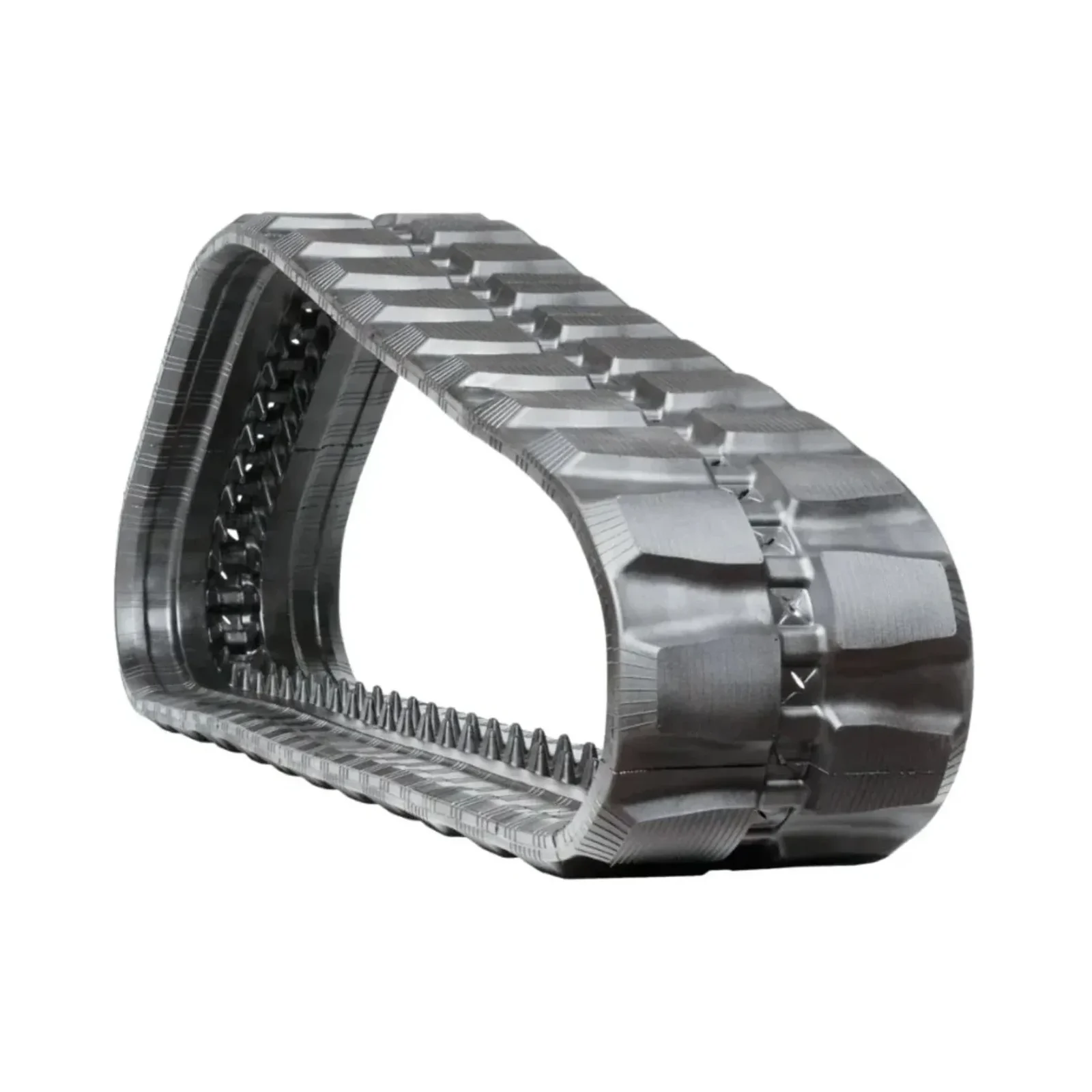Standard-Duty 450x86Bx56 Rubber Track – Staggered-Block replacement rubber track for compact construction equipment