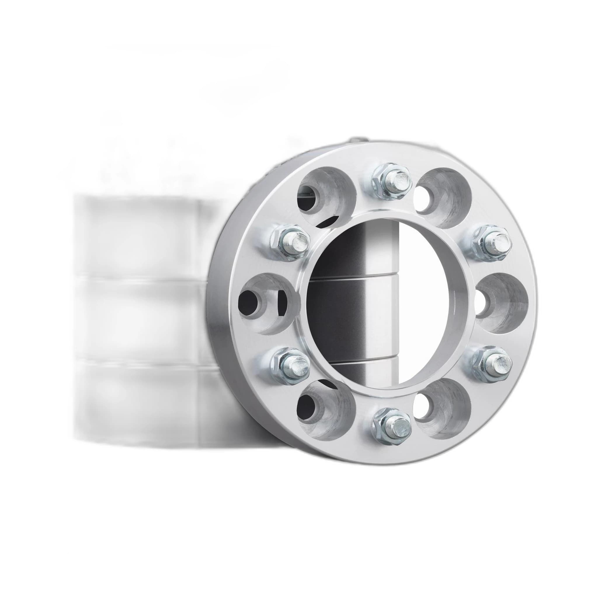 6 Bolt Hole 1.5" Spacer Set of Four- Aluminum 9/16" Stud