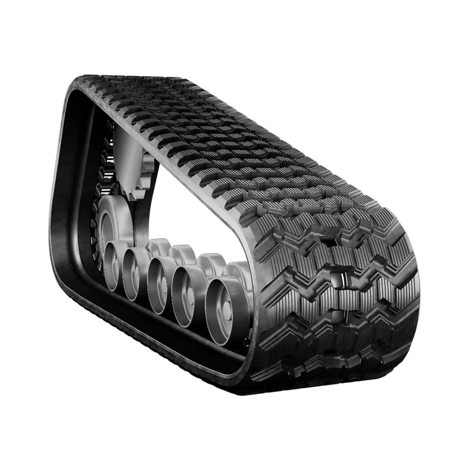 18" Bridgestone Extreme Duty Zig Zag Track Pattern Rubber Track (450x86x56)