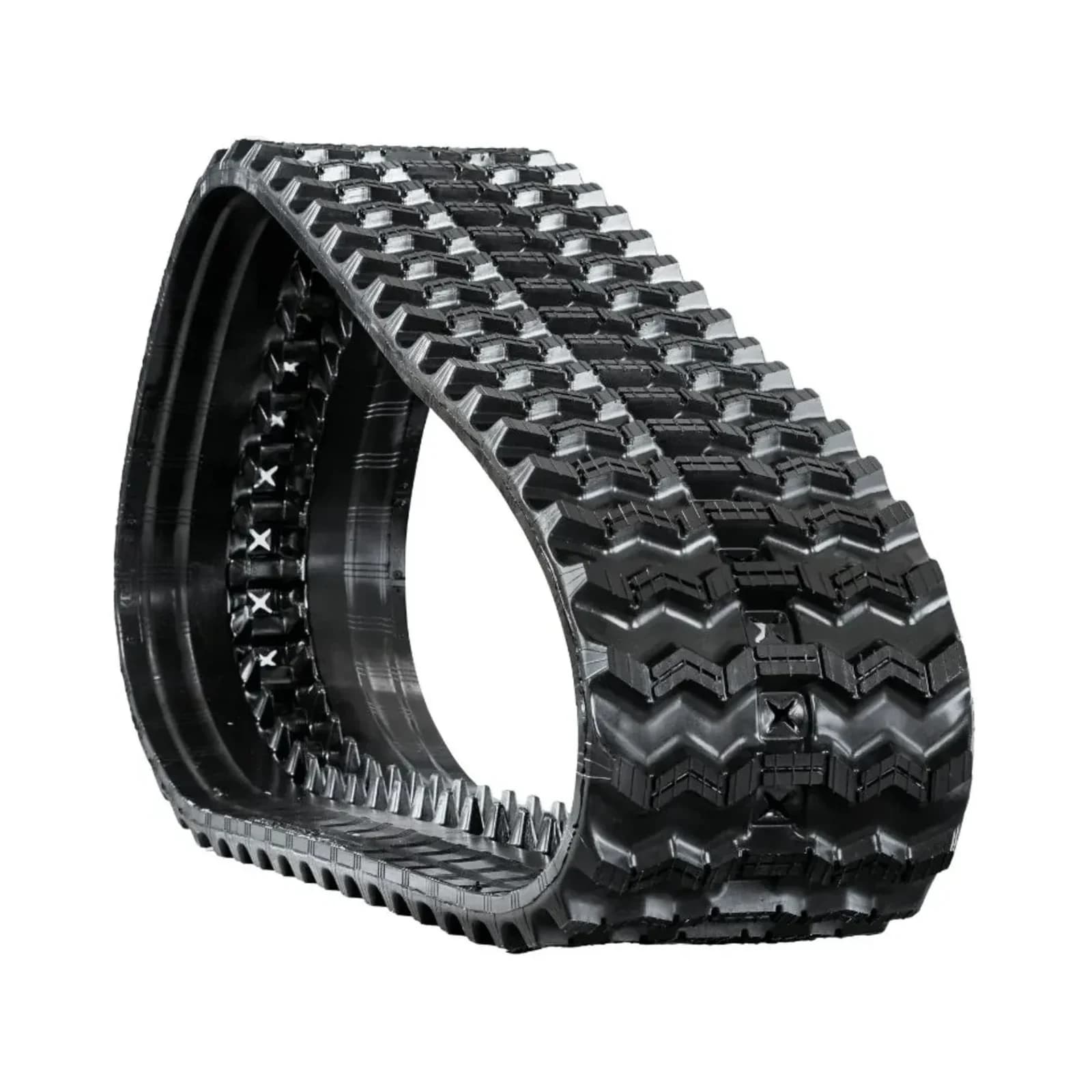 400x86Bx52 Zig-Zag replacement rubber track for compact equipment