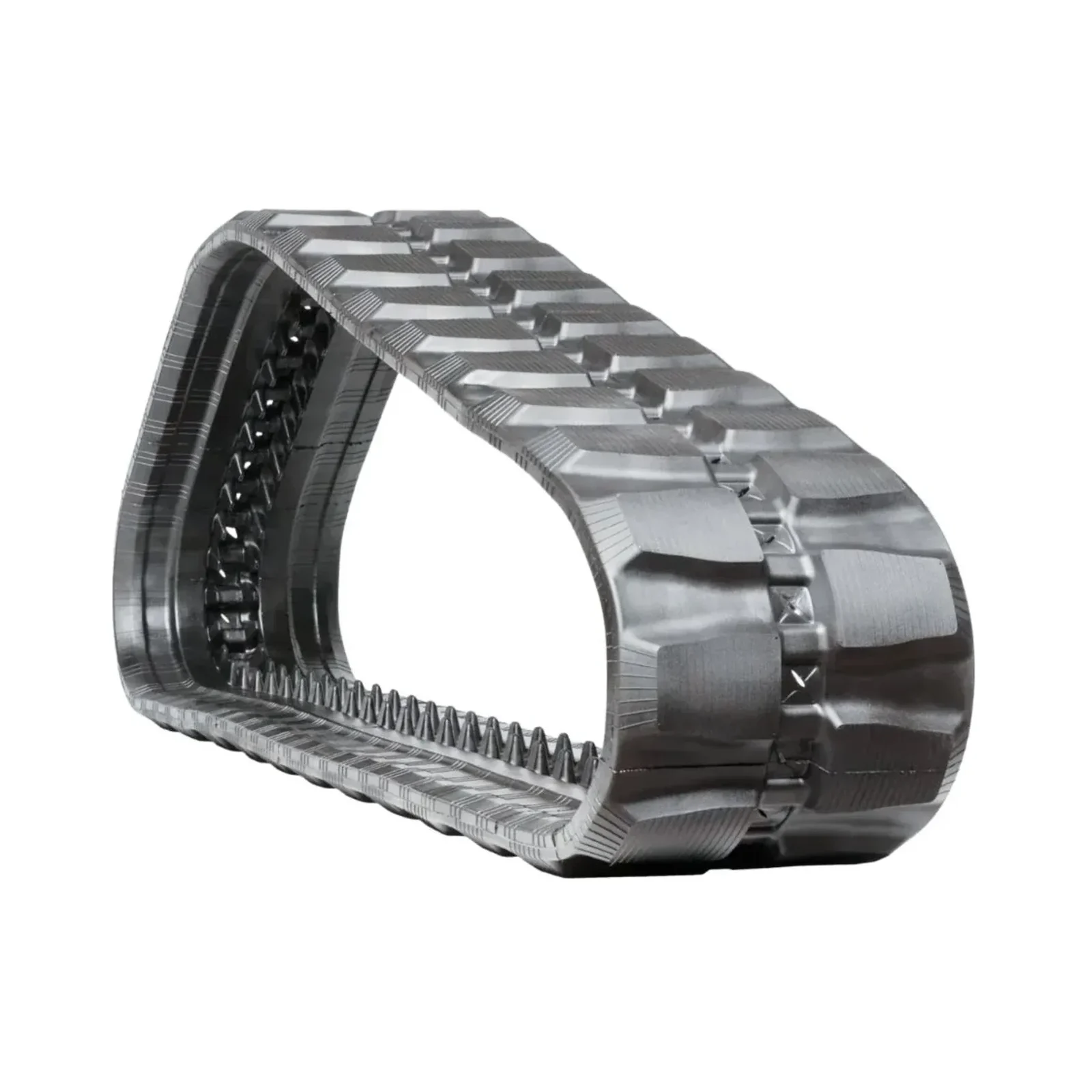450x86x58 Staggered Block replacement rubber track for compact equipment