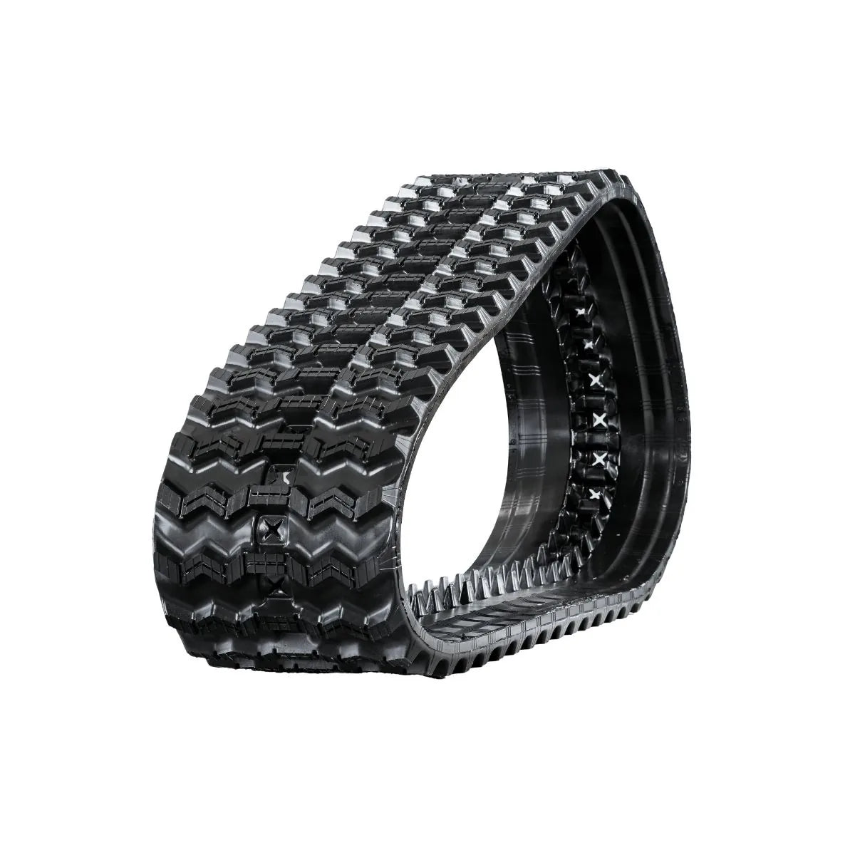 400x86x53 Zig-Zag replacement rubber track for compact equipment