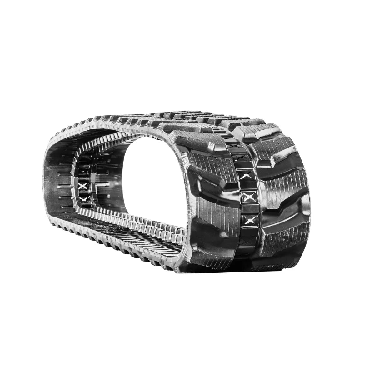450x81x76 Directional replacement rubber track for compact equipment