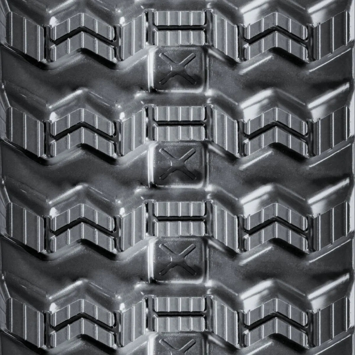 450x86x55 Zig-Zag replacement rubber track for compact equipment