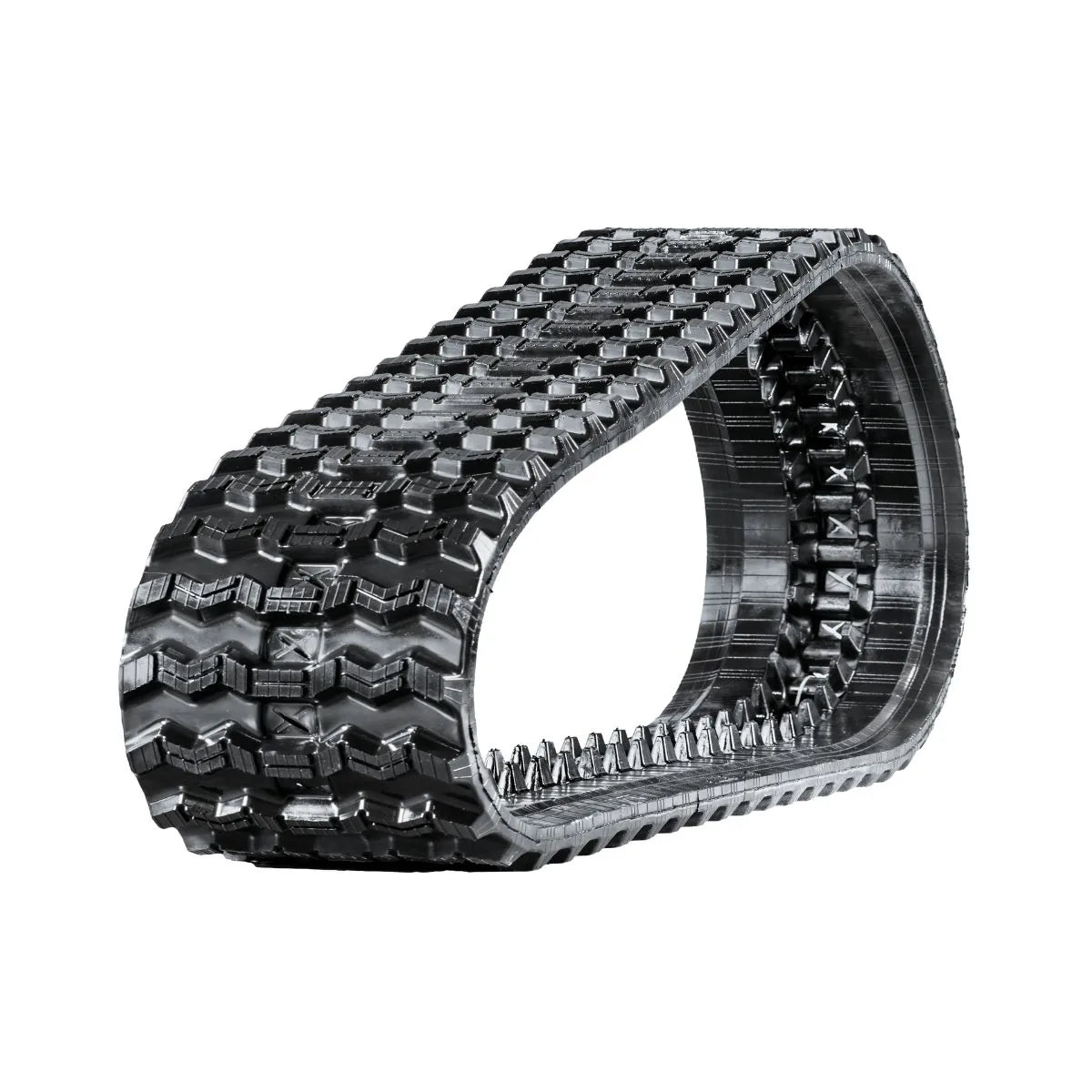 450x86x60 Zig-Zag replacement rubber track for compact equipment