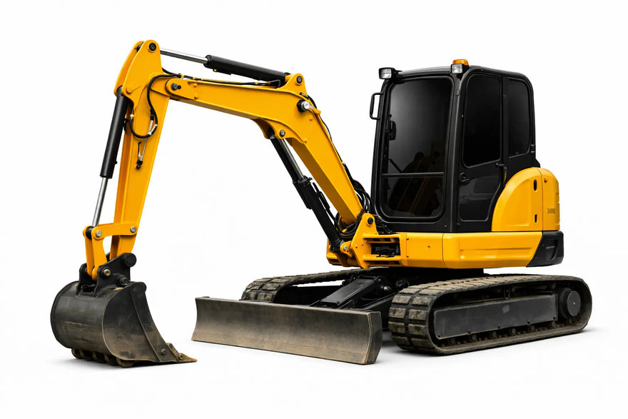 JCB 8014 rubber tracks and parts